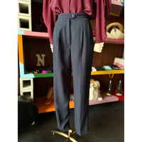 NAVY 2TUCK PANTS [S-0704]