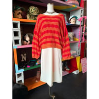 80'S LOWGAGE BORDER KNIT [S-4972]