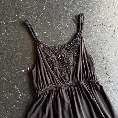 CROCHET DESIGN CAMI DRESS [S-4499]