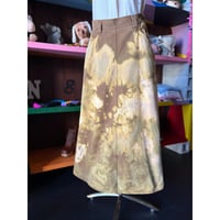 80'S BLEACH DENIM LONG SKIRT [S-5046]