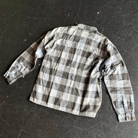 80’S PAKISTAN COTTON CHECK SHIRT [S-4429]