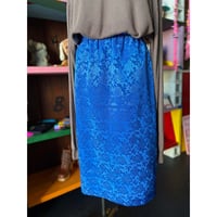 80’S FLOWER PATTERN SKIRT [S-5086]
