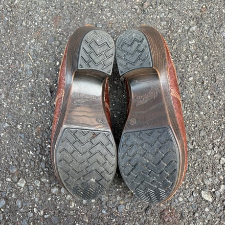 Dansko FLOWER LEATHER SABOT 24.0-24.5cm [S-4503]