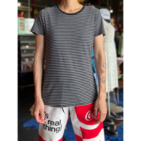 BORDER COTTON TEE [S-4487]