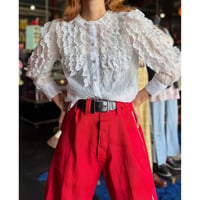 LACE SHEER BLOUSE [S-4543]