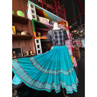 60’S MEXICAN TIERED SKIRT [S-4657]