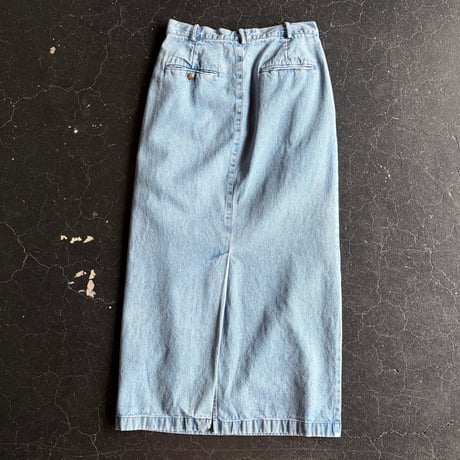 DENIM LONG SKIRT [S-4437]