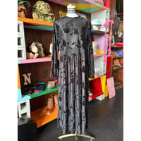 FLOWER VELOUR LONG DRESS [S-4981]