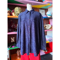 FLOWER PILE OVER SHIRT [S-4928]