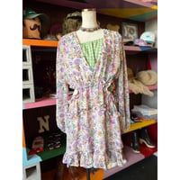 FLOWER SHEER DRESS [S-4795]