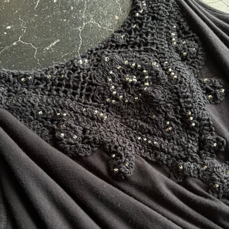 CROCHET DESIGN CAMI DRESS [S-4499]