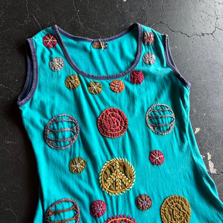 EMBROIDERY COTTON DRESS [S-4567］
