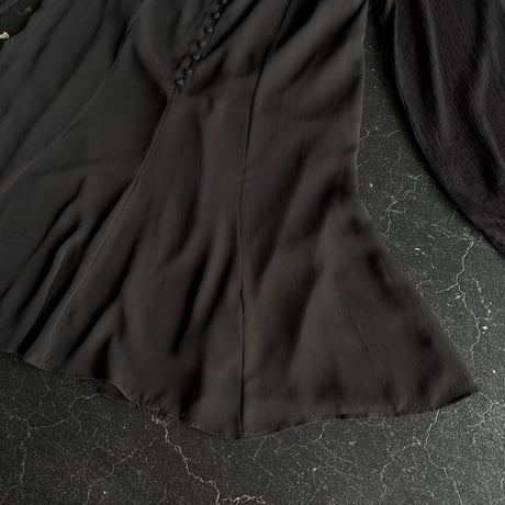 SHEER SLEEVE DRESS [S-4792]