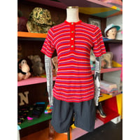 60'S BORDER S/S KNIT [S-4956]