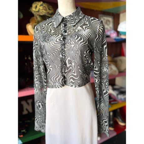 PSYCHEDELIC MESH SHIRT [S-4846]