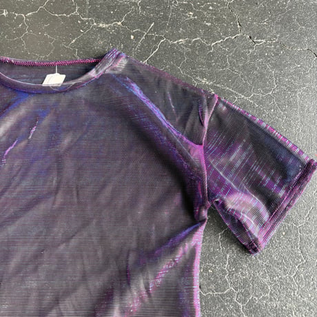 METALLIC SHEER TEE [S-4724]