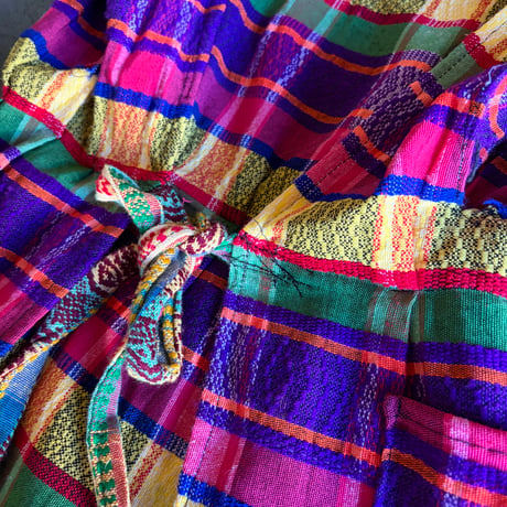 MEXICAN FABRIC APRON DRESS [S-4536]