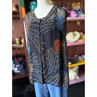FLOWER SHEER SHIRT [S-4681]