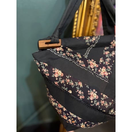 FLOWER PATCHWORK BAG [S-4547]
