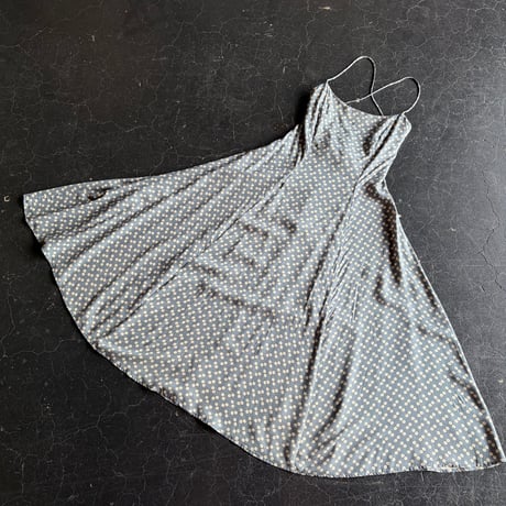 90’S BUTTON FABRIC CAMI DRESS [S-4561]