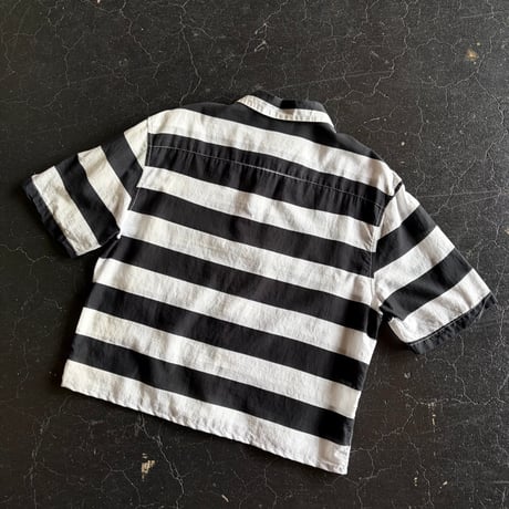 BORDER COTTON SHIRT [S-2885]