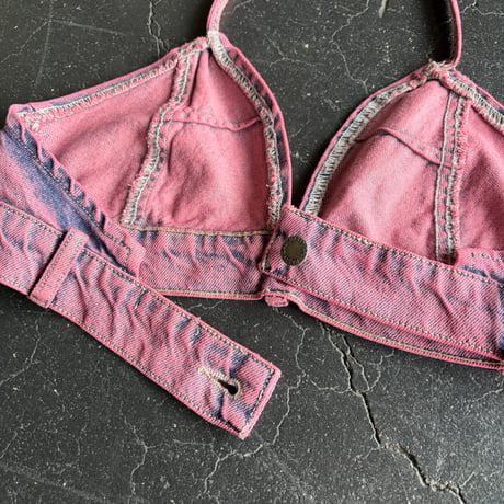 DENIM HALTER BUISTIER [S-4155]