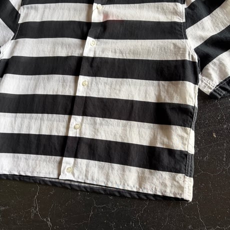 BORDER COTTON SHIRT [S-2885]