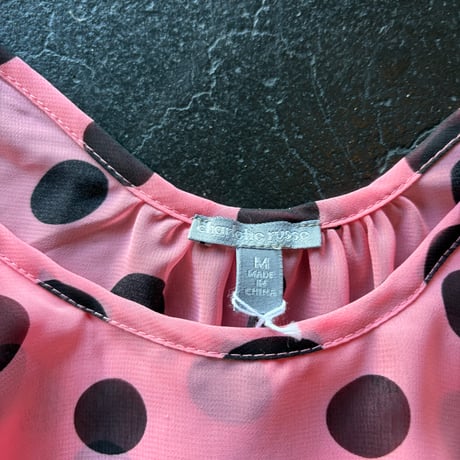 DOT FRILL CAMISOLE [S-4513]