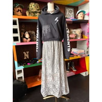 OVERDYE LACE LONG SKIRT [S-4979]