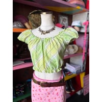 CHECK LITTLE TOPS [S-4742]