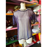METALLIC SHEER TEE [S-4724]