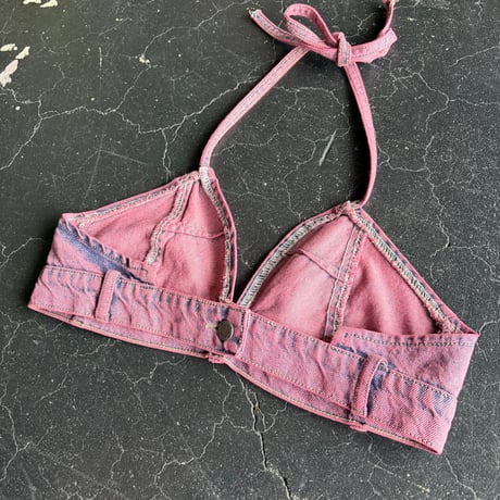 DENIM HALTER BUISTIER [S-4155]