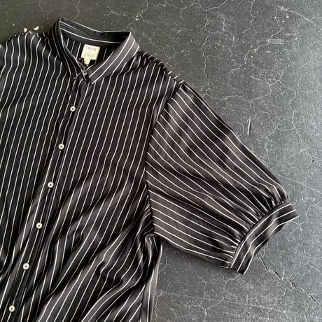STRIPE RAYON SHIRT [S-4662]