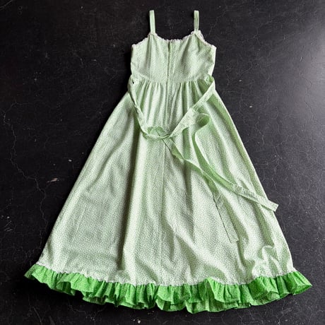 70’S FLOWER LONG DRESS [S-4585]
