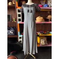 90’S BUTTON FABRIC CAMI DRESS [S-4561]