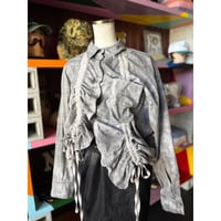 OVER DYE RIBBON SHIRT [S-5028]