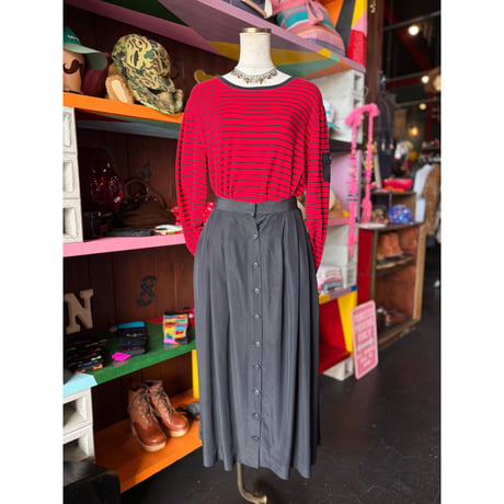 70’S PLEATS SKIRT [S-4936]