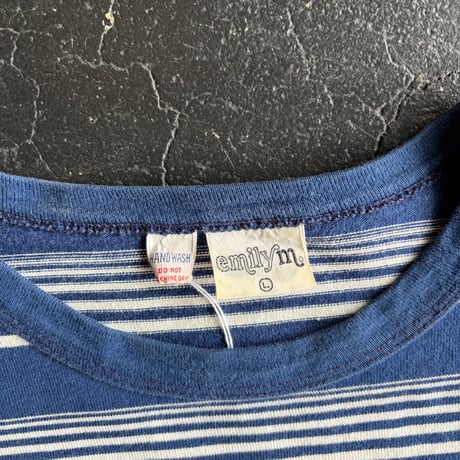 60’S BORDER COTTON TEE [S-4200]