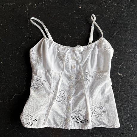 COTTON LACE CAMISOLE [S-4432]