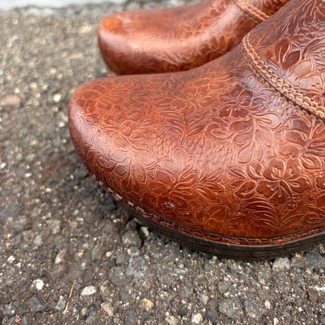 Dansko FLOWER LEATHER SABOT 24.0-24.5cm [S-4503]