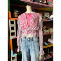 60-70'S FLOWER SHEER BOLERO [S-4766]