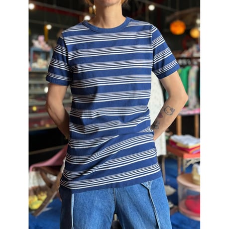 60’S BORDER COTTON TEE [S-4200]