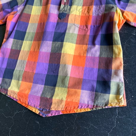 60’S COTTON PULLOVER S/S SHIRT [S-6689]