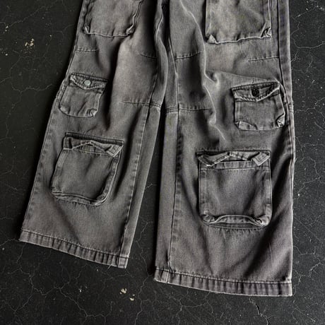 POCKET DESIGN DENIM PANTS [S-4809]