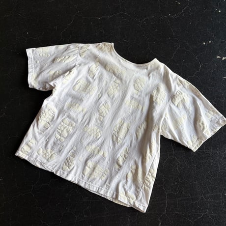 90'S FISH PRINT COTTON TEE [S-4461]