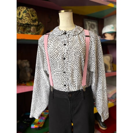 90'S DOT BLOUSE [S-4983]