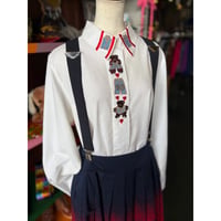 BEAR EMBROIDERY SHIRT [S-5016]