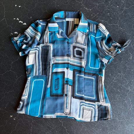 PATTERN SHEER SHIRT [S-4763]