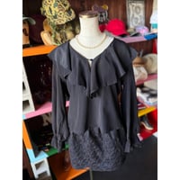 80’S RUFFLE BLOUSE [S-4860]