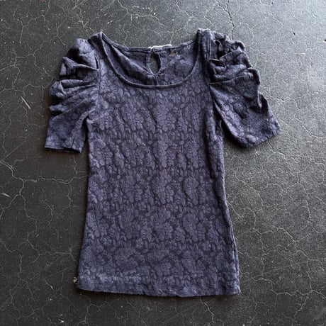 LACE PUFFSLEEVE TOPS [S-4335]